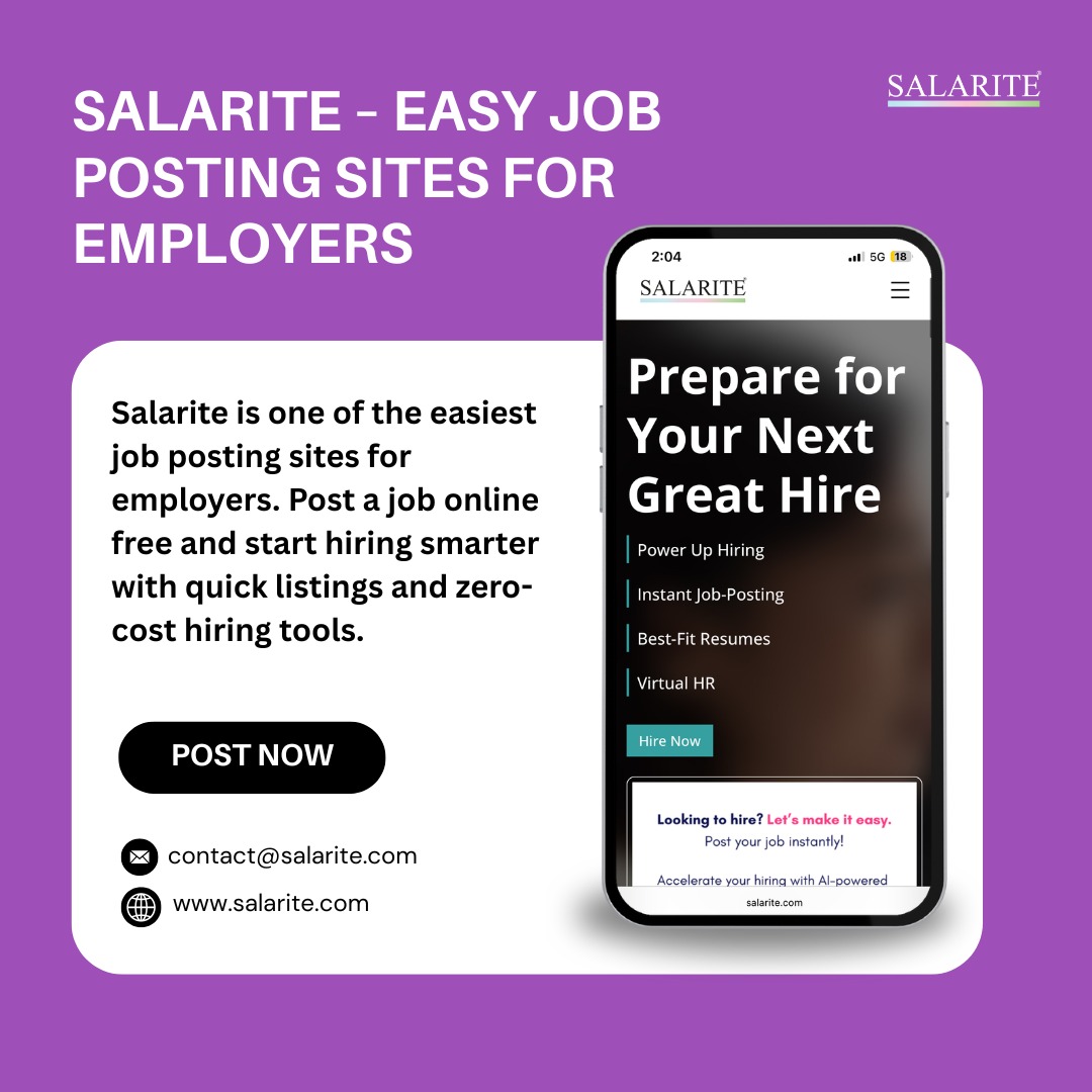 Simplify Hiring with Salarite – Easy Job Posting Site for Employers